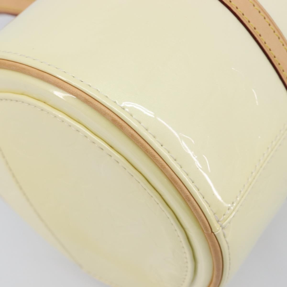 Louis Vuitton Bedford Monogram Vernis Beige Patent_Leather Handbag (Pre-Owned)