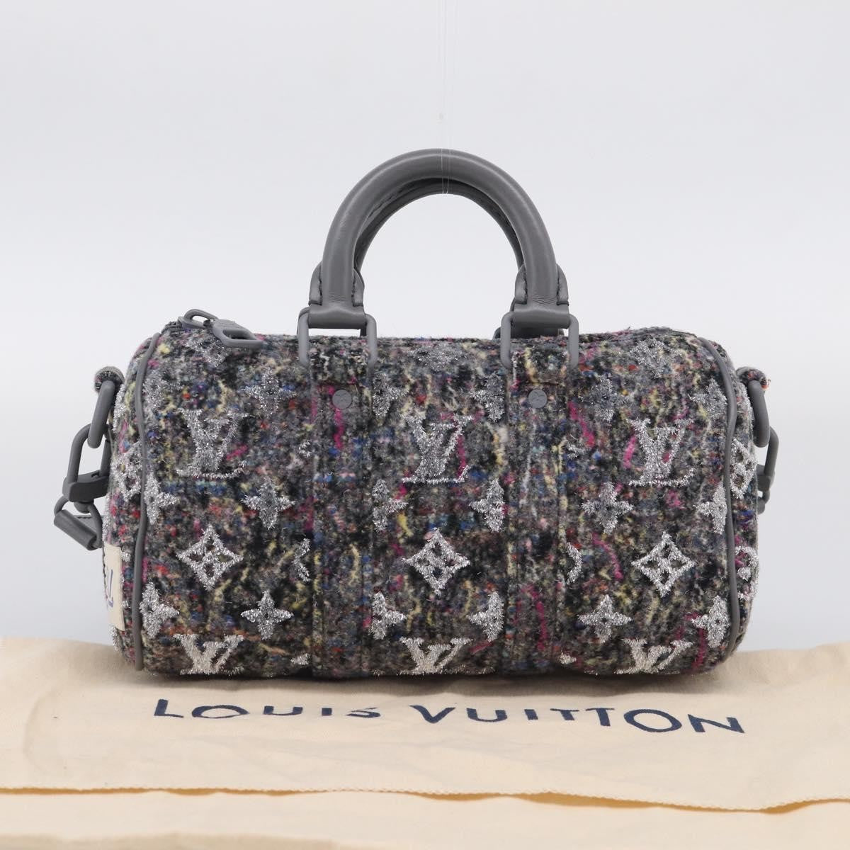 Louis Vuitton Keepall Bandouliere Lv Felt Multicolour Canvas Travel Bag Bag (Pre-Owned)