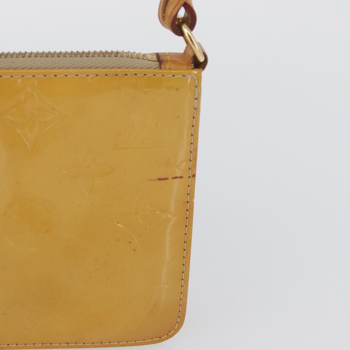 Louis Vuitton Lexington Pochette Monogram Vernis Beige Patent_Leather Clutche & Pouche Bag (Pre-Owned)