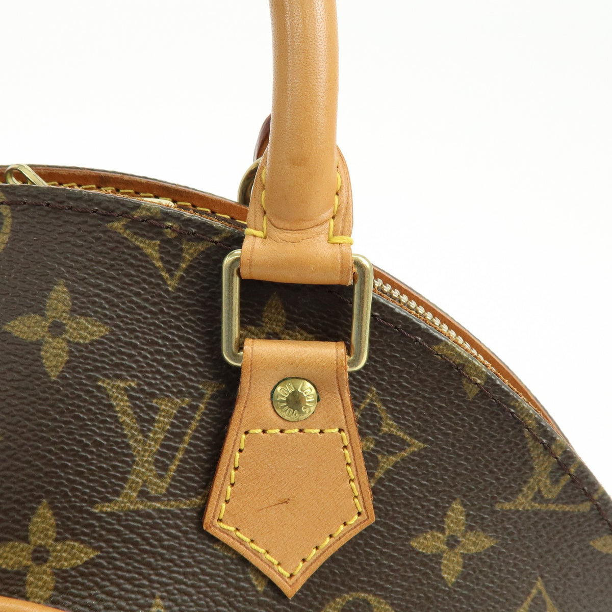 Louis Vuitton Ellipse Monogram Canvas Brown Canvas Handbag (Pre-Owned)