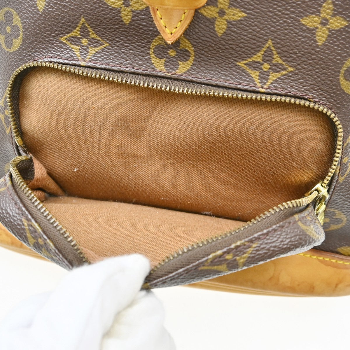 Louis Vuitton Montsouris Monogram Brown Canvas Backpack Bag (Pre-Owned)