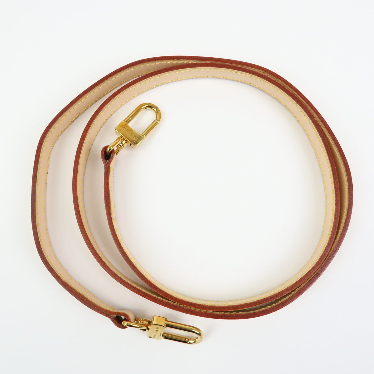 Louis Vuitton Croisette Shoulder Strap Leather Beige Leather Straps Accessory (Pre-Owned)