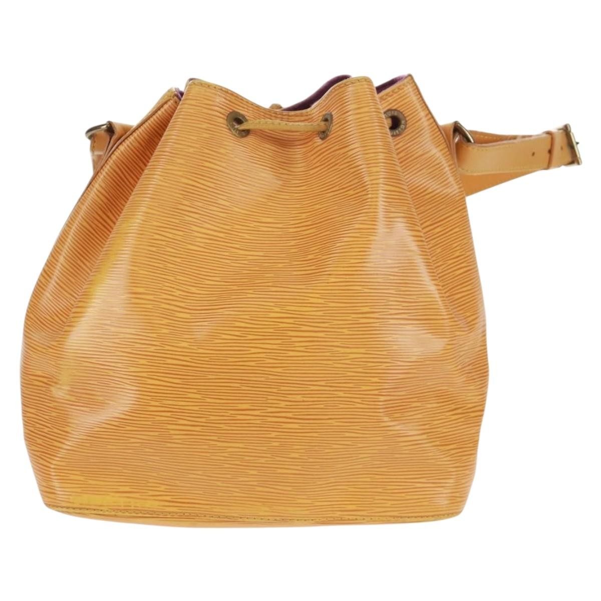Louis Vuitton Petit Noe Epi Leather Yellow Leather Shoulder Bag Bag (Pre-Owned)