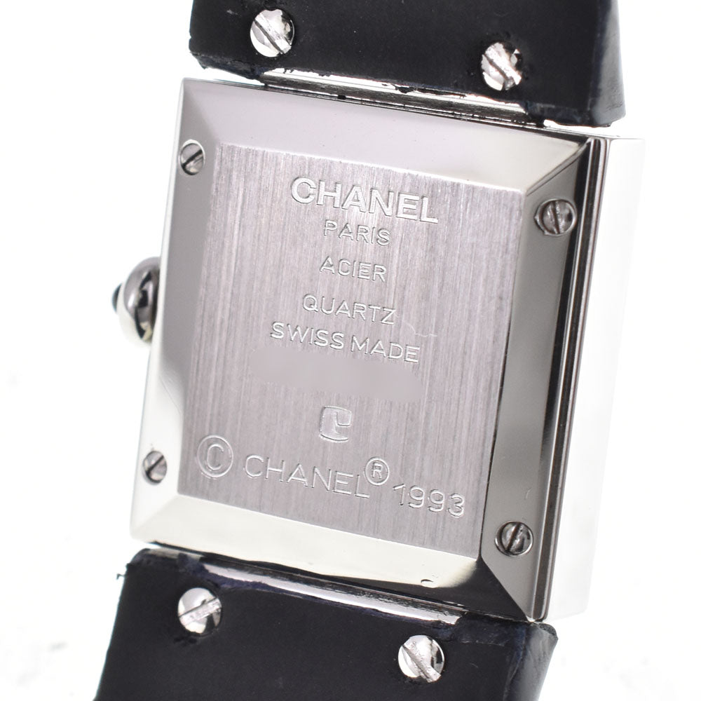 Chanel Matelasse Quartz Stainless Steel Watch (Pre-Owned)