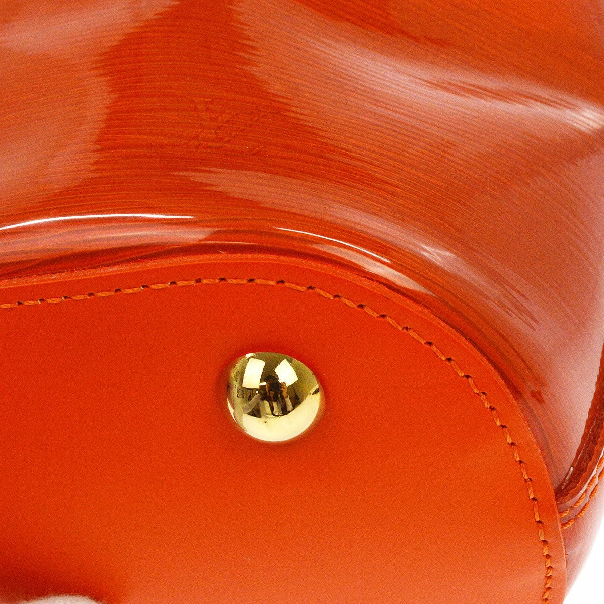 Louis Vuitton Plage Lagoon Bay Vinyl Epi Leather Orange Leather Handbag (Pre-Owned)