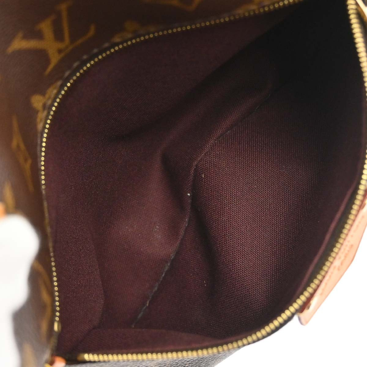 Louis Vuitton Iena Tote Monogram Canvas Brown Canvas Tote Bag Bag (Pre-Owned)
