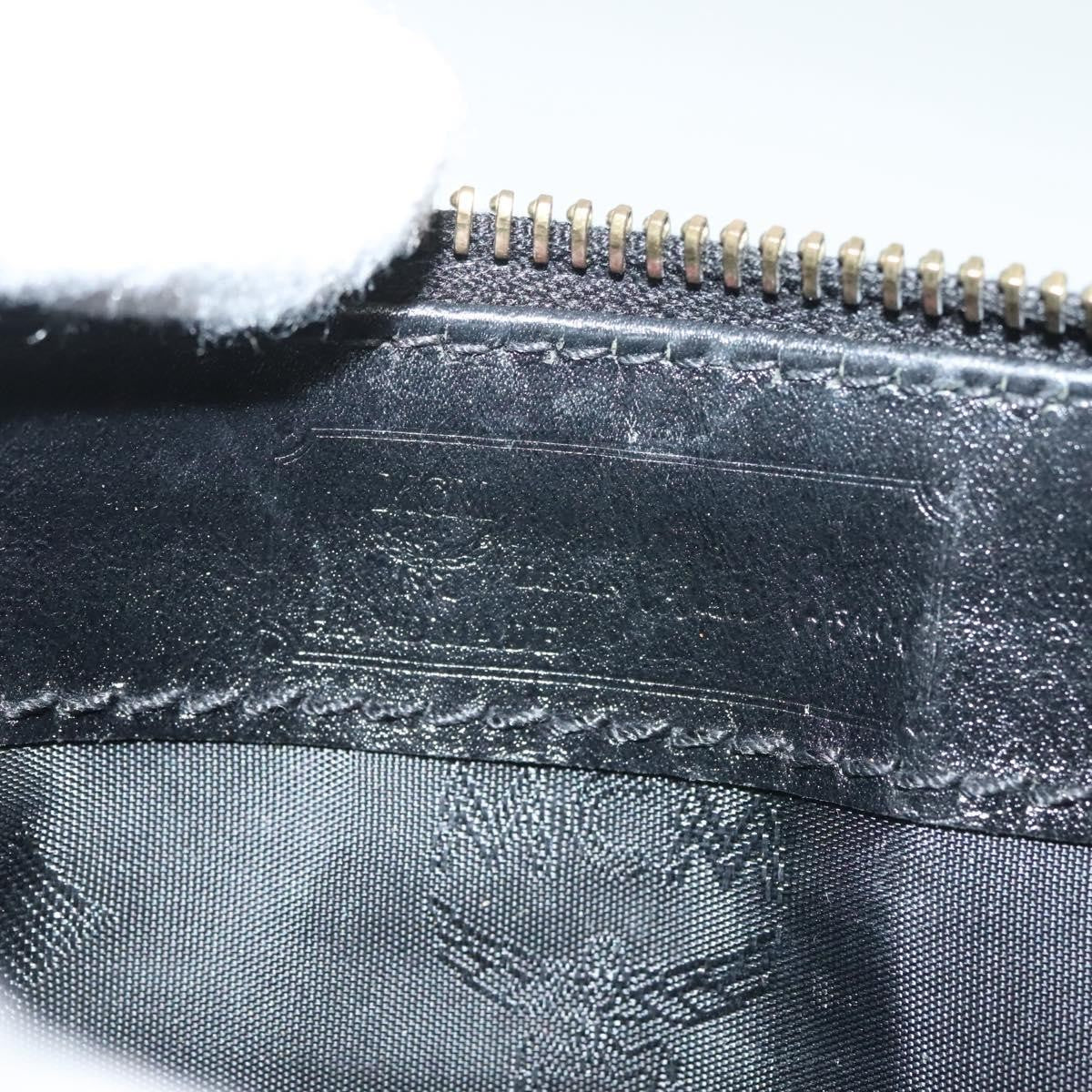 MCM Visetos Logogramme Canvas And Leather Black Canvas Handbag (Pre-Owned)