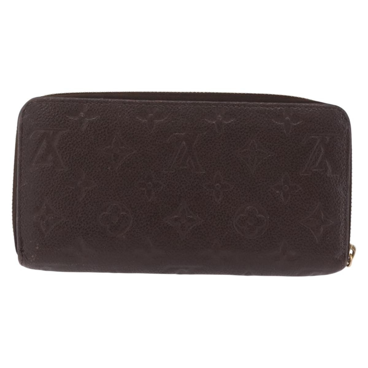 Louis Vuitton Portefeuille Zippy Monogramme Empreinte Monogramme Empreinte Brown Leather Wallets Accessory (Pre-Owned)