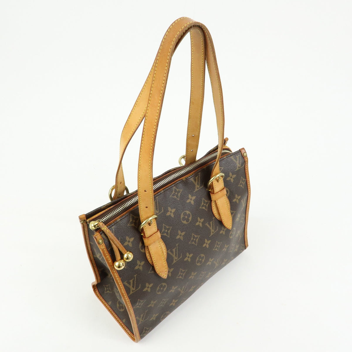 Louis Vuitton Popincourt Monogram Canvas Brown Canvas Shoulder Bag Bag (Pre-Owned)