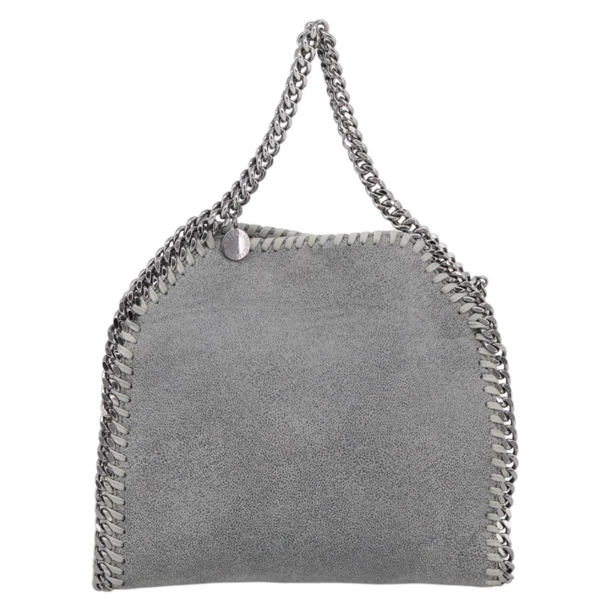Stella Mccartney Falabella Tote Suede Gray Suede Crossbody Bag Bag (Pre-Owned)