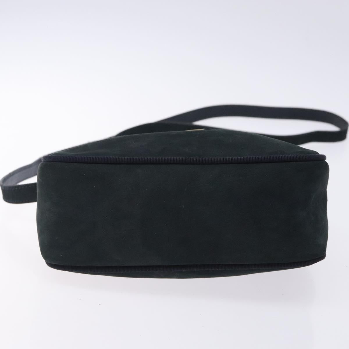 Salvatore Ferragamo Vala Suede Navy Suede Shoulder Bag Bag (Pre-Owned)