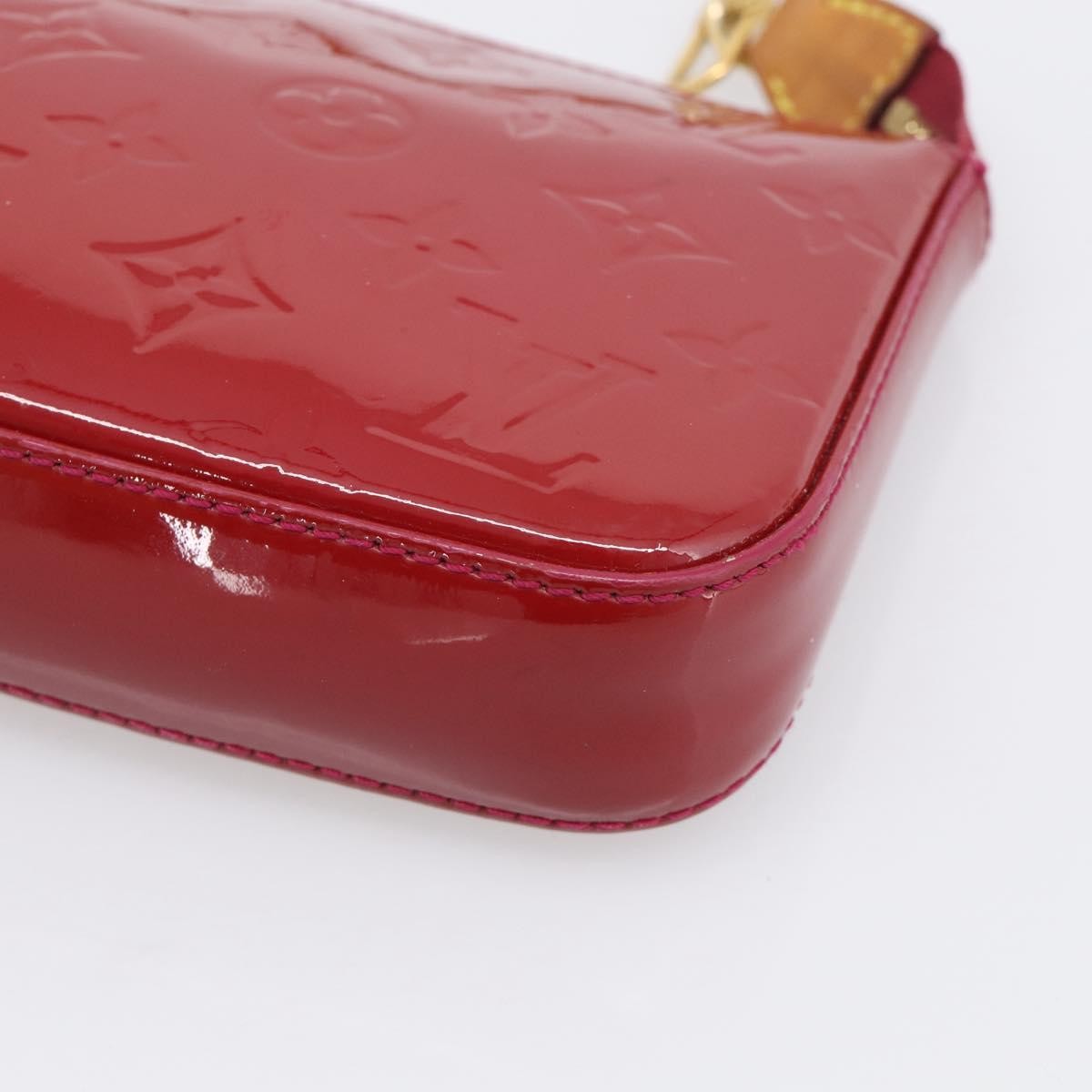 Louis Vuitton Pochette Accessoires Nm Monogram Vernis Pink Patent_Leather Clutche & Pouche Bag (Pre-Owned)