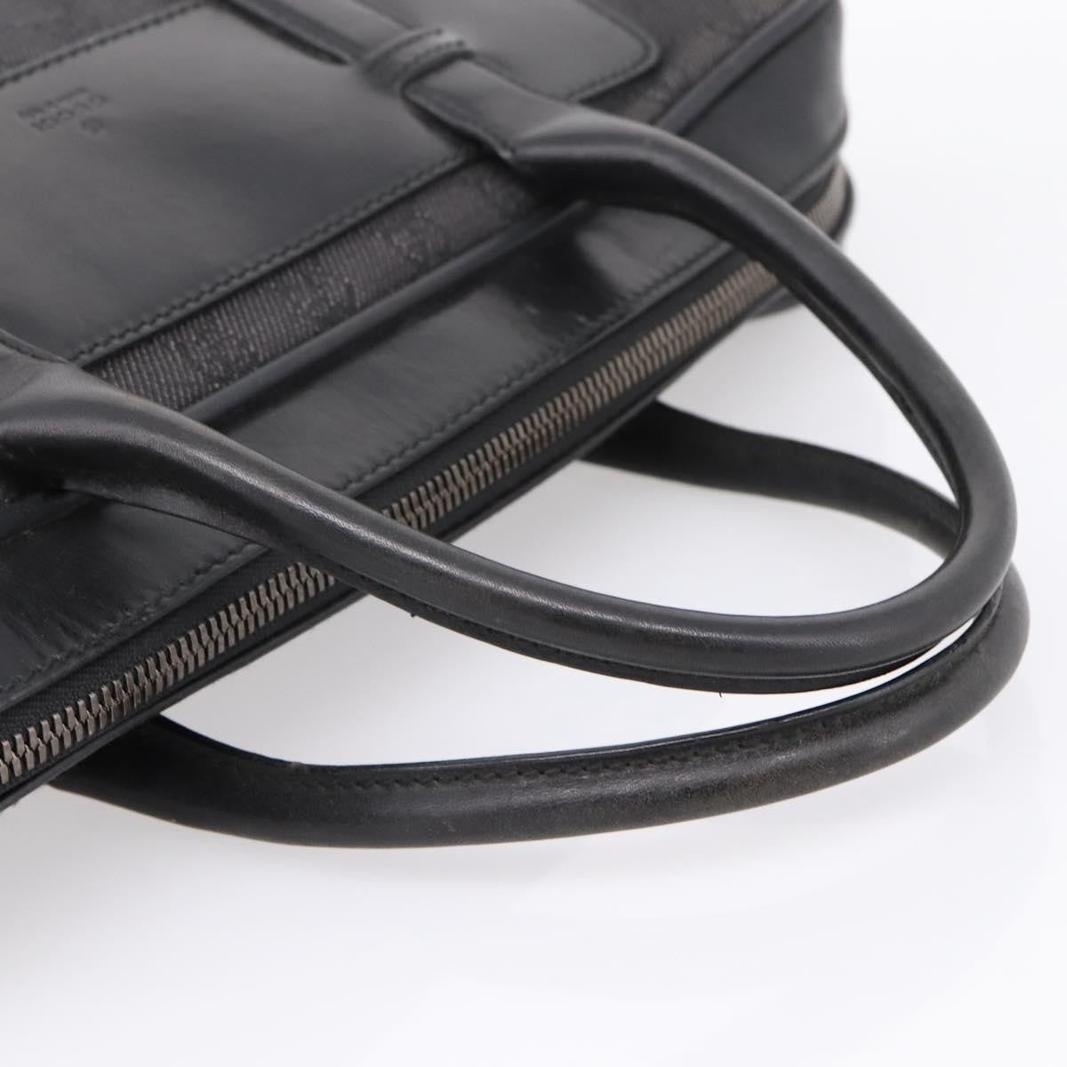 Gucci Gg Supreme Gg Canvas Black Canvas Handbag (Pre-Owned)