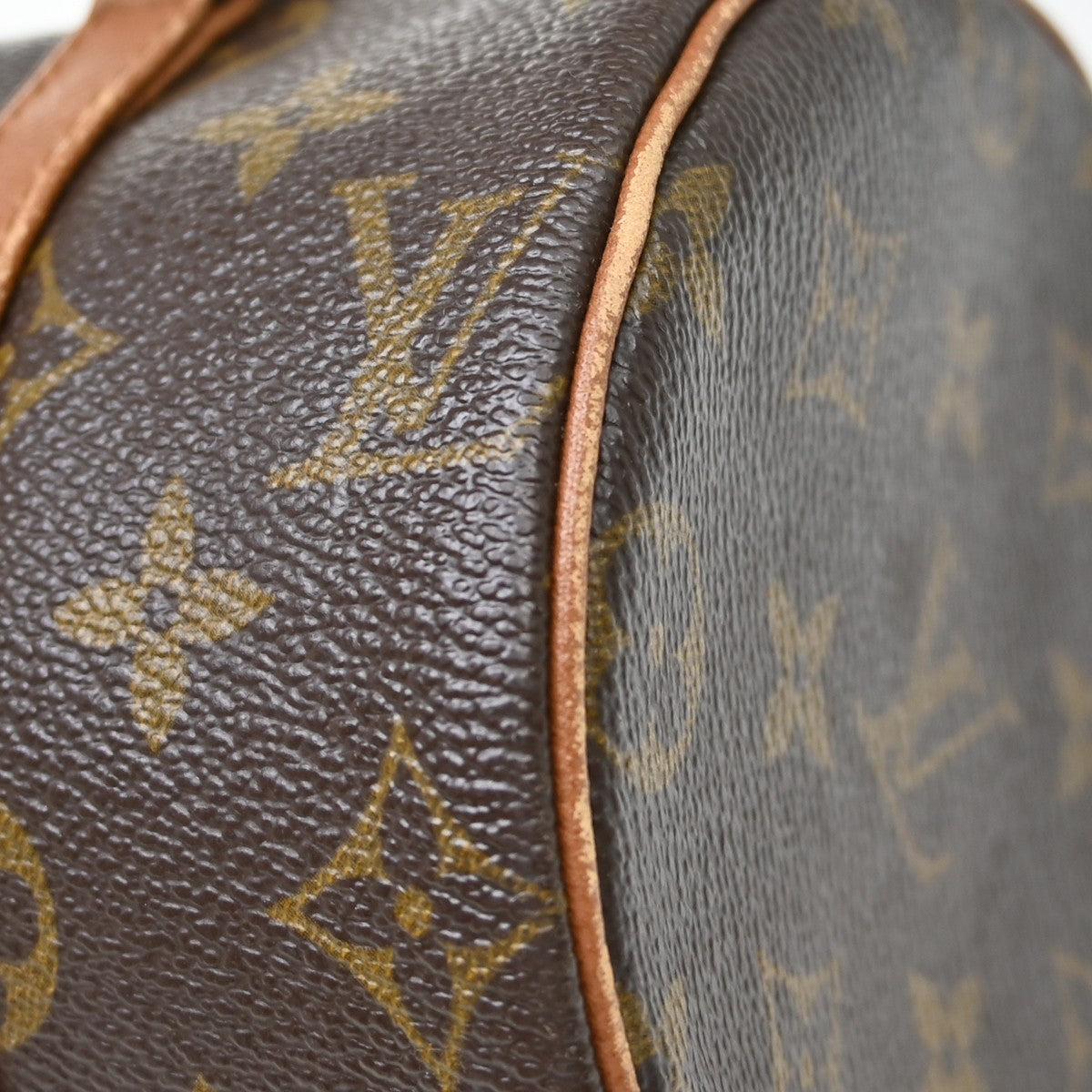 Louis Vuitton Papillon Monogram Canvas Brown Canvas Handbag (Pre-Owned)