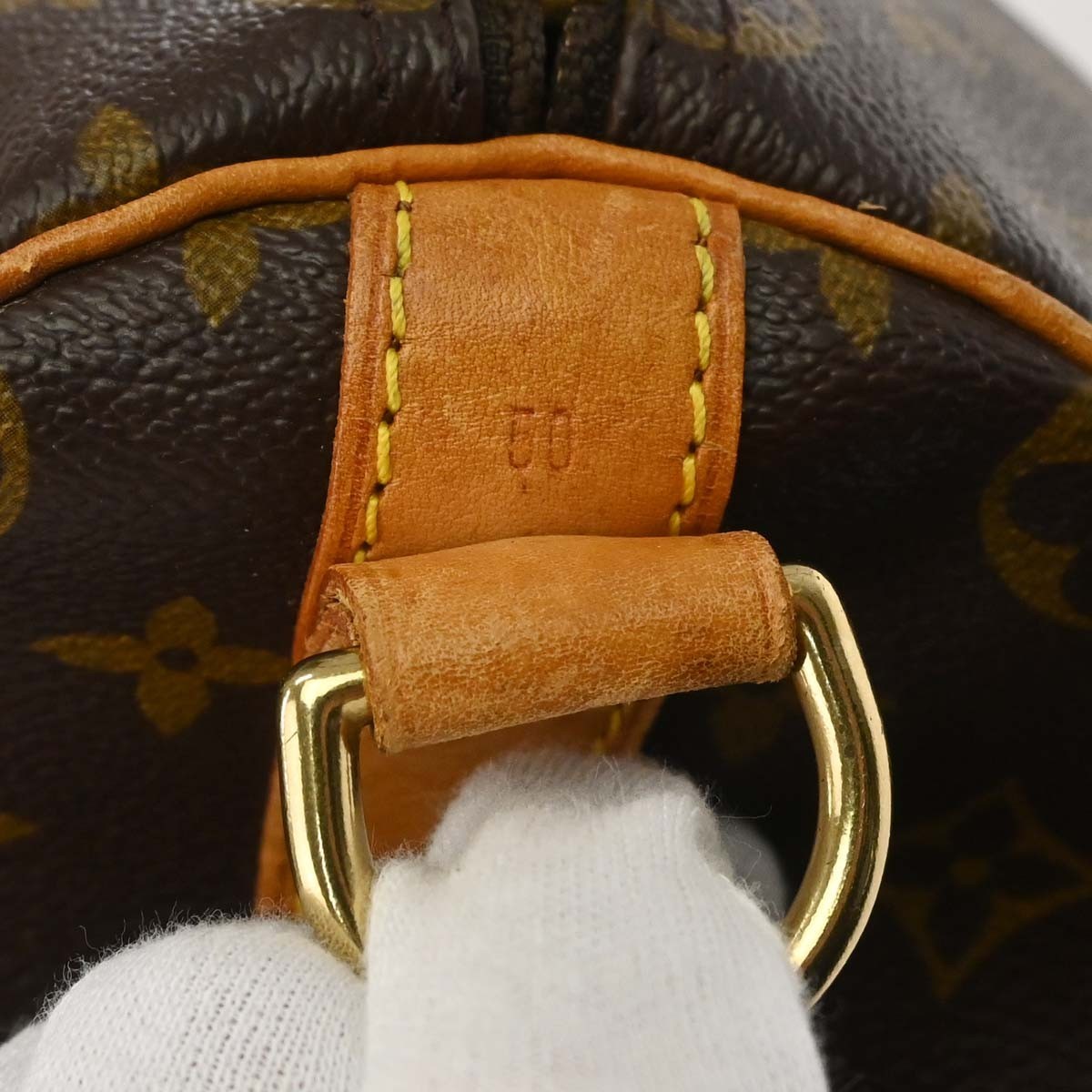 Louis Vuitton Keepall Bandouliere Monogram Canvas Brown Canvas Travel Bag Bag (Pre-Owned)