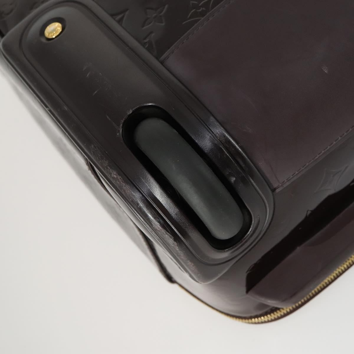Louis Vuitton Pegase Luggage Monogram Vernis Brown Patent_Leather Travel Bag Bag (Pre-Owned)