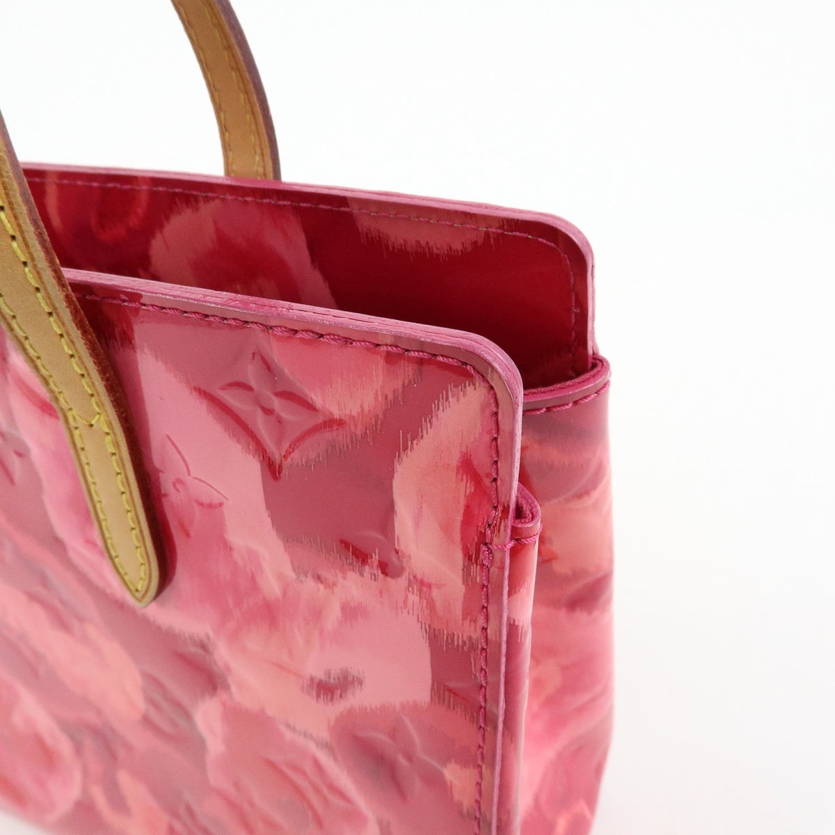 Louis Vuitton Catalina Limited Edition Monogram Vernis Ikat Pink Leather Handbag (Pre-Owned)