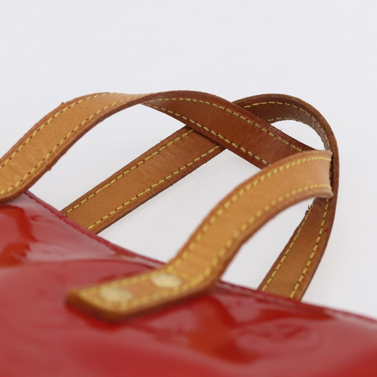 Louis Vuitton Reade Monogram Vernis Red Patent_Leather Handbag (Pre-Owned)