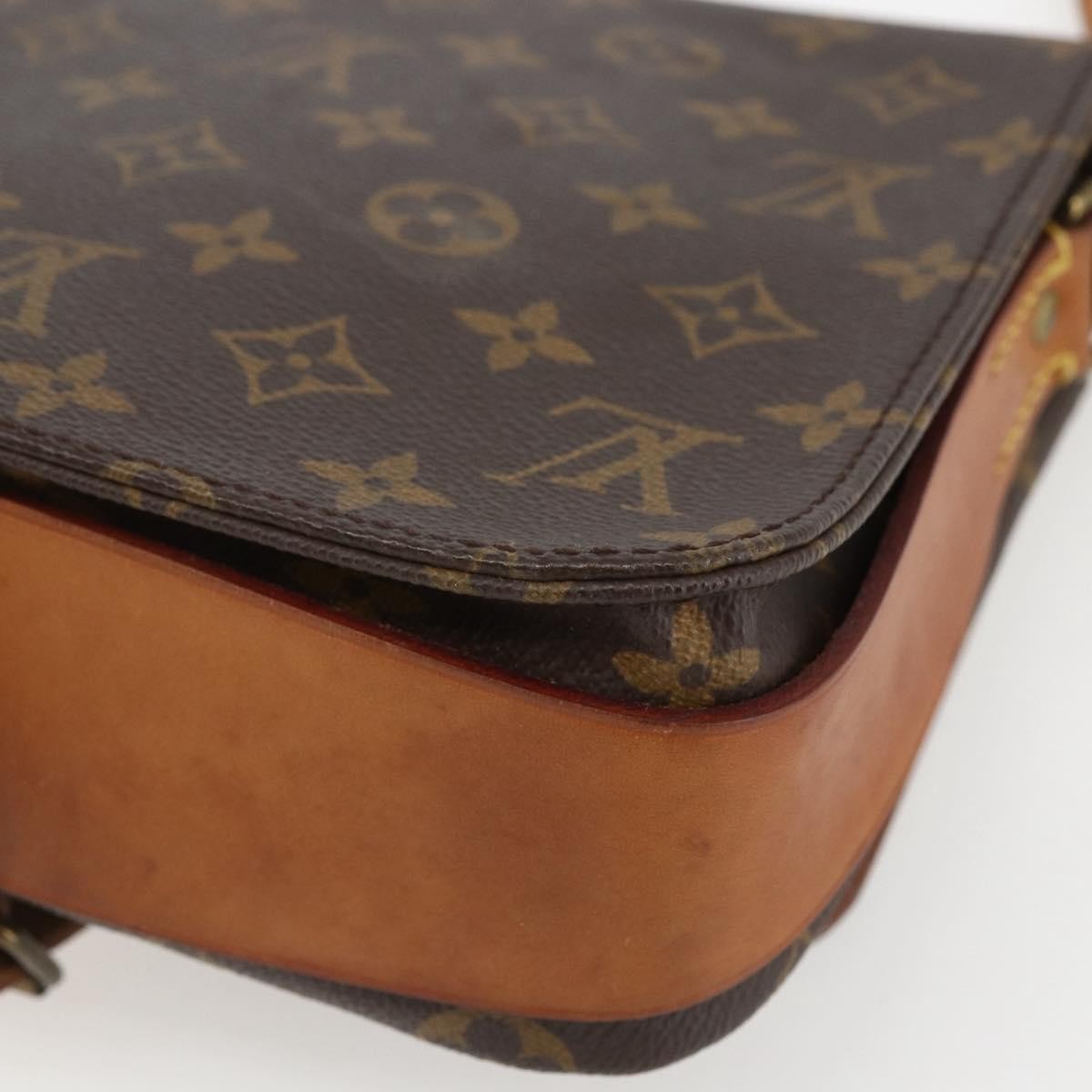 Louis Vuitton Cartouchiere Monogram Canvas Brown Canvas Shoulder Bag Bag (Pre-Owned)