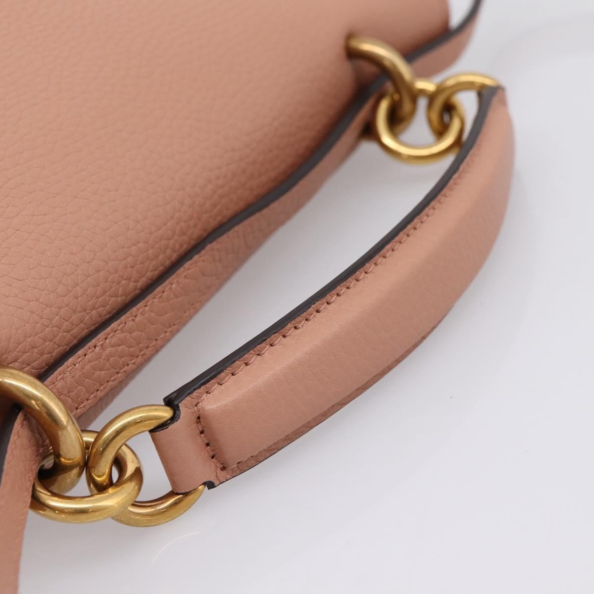 Salvatore Ferragamo Margot Satchel Leather Pink Leather Handbag (Pre-Owned)