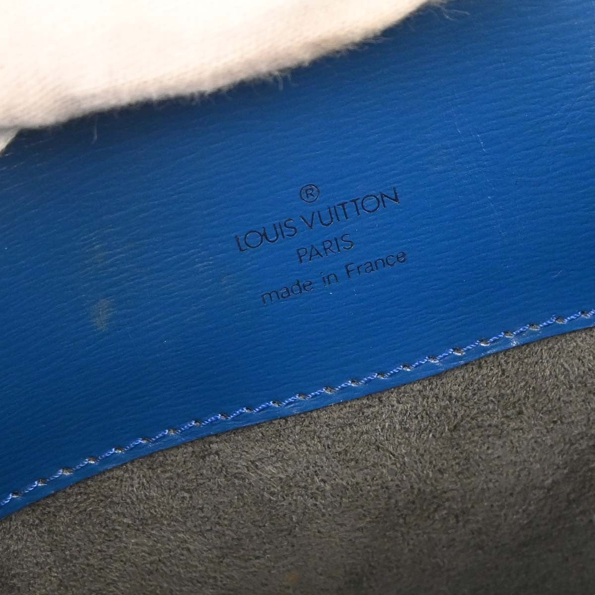 Louis Vuitton Cluny Epi Blue Leather Shoulder Bag Bag (Pre-Owned)