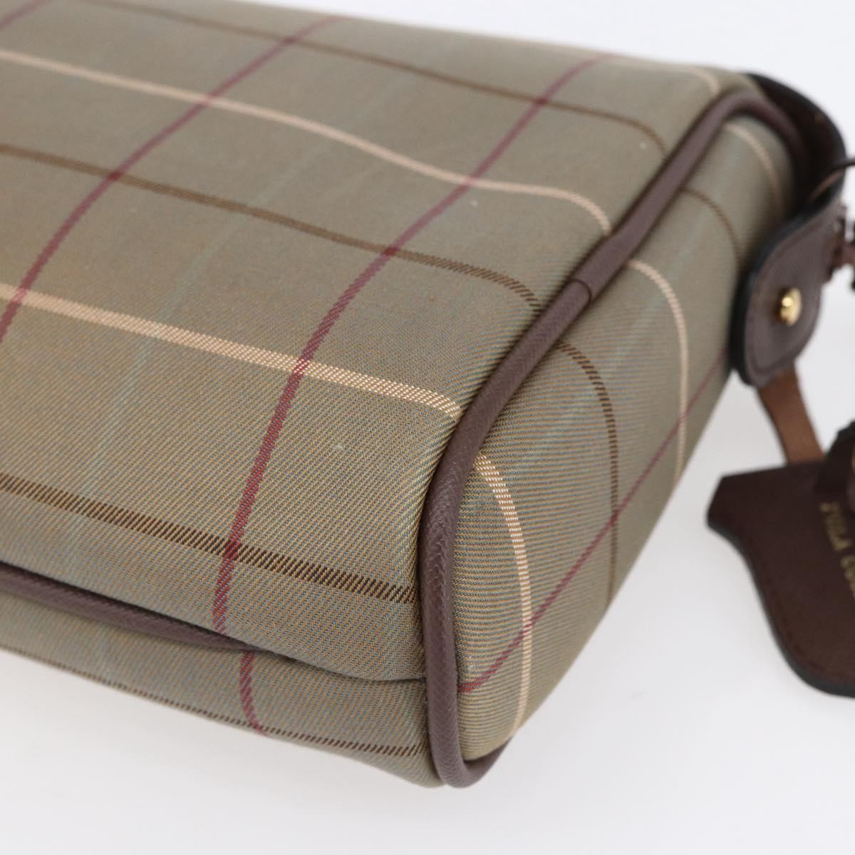 Burberry Nova Check Pochette Canvas Beige Canvas Clutche & Pouche Bag (Pre-Owned)