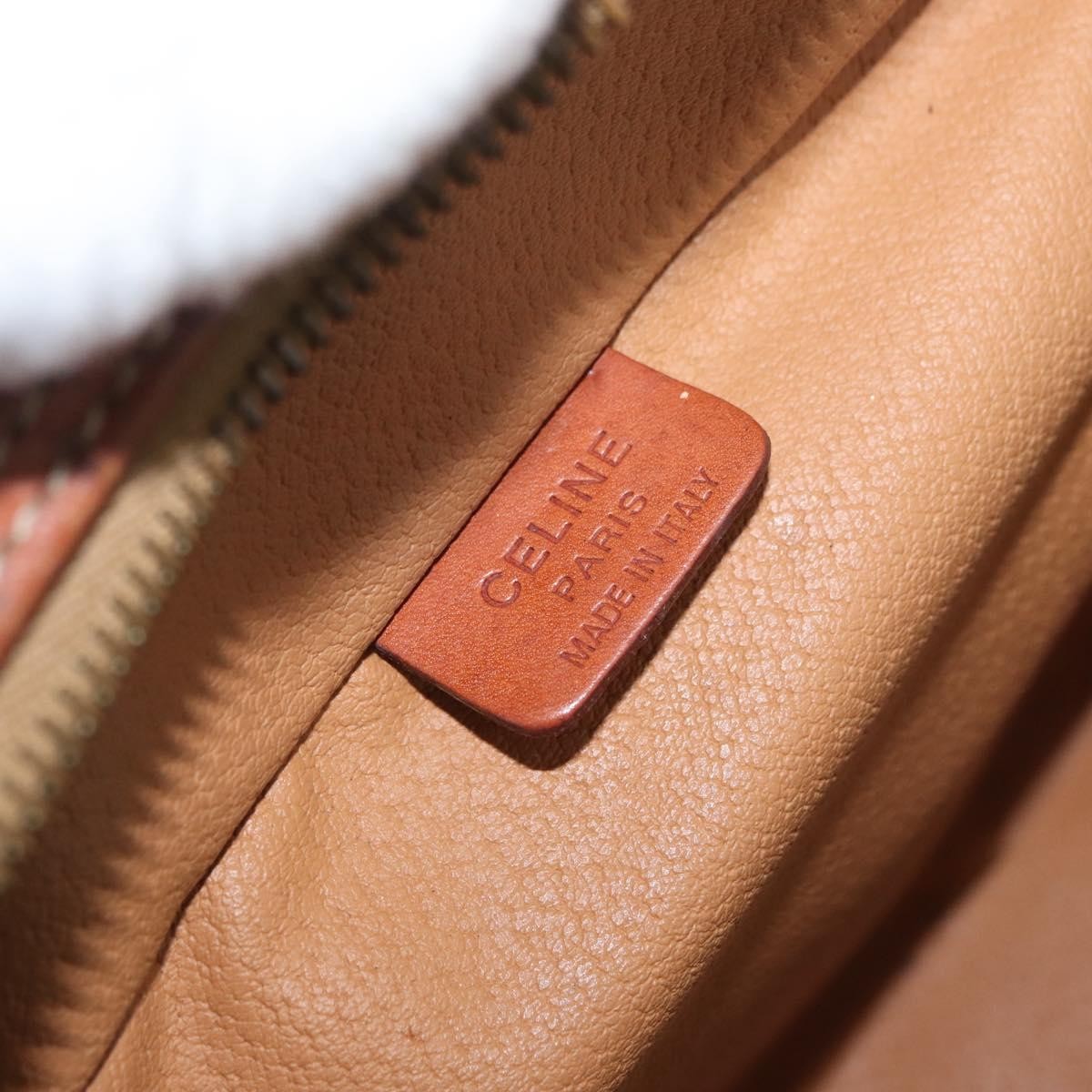 Celine Macadam Vanity Canvas Brown Canvas Clutche & Pouche Bag (Pre-Owned)