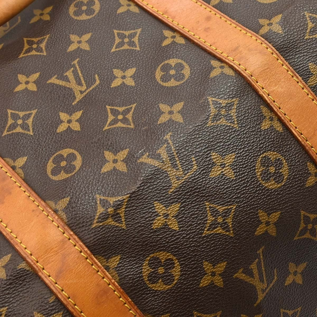Louis Vuitton Keepall Monogram Canvas Brown Canvas Travel Bag Bag (Pre-Owned)