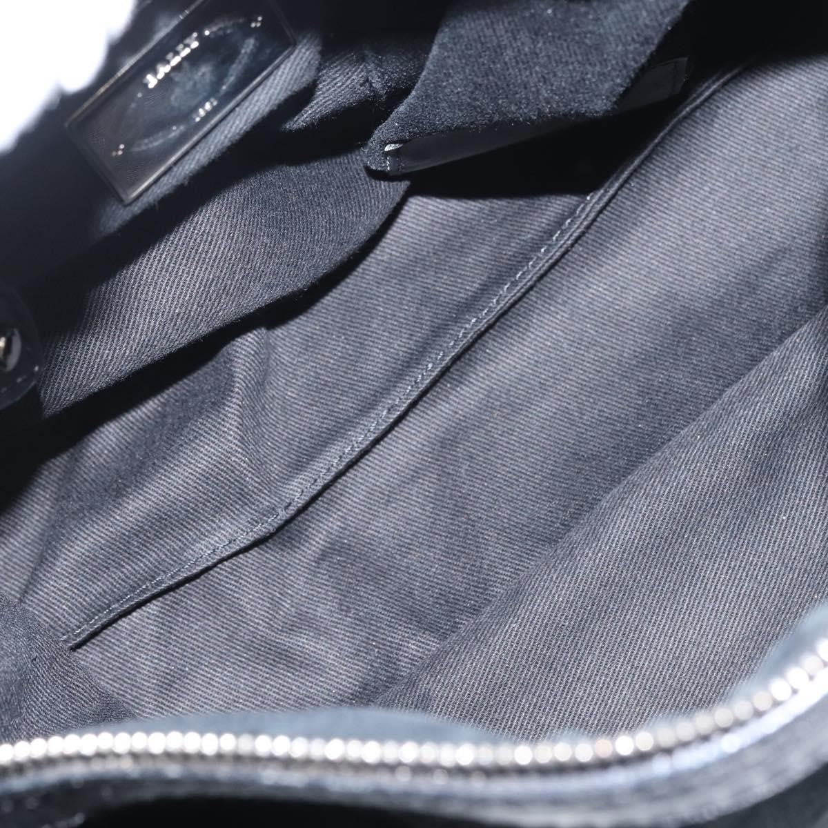 Bally Vintage Suede Black Suede Shoulder Bag Bag (Pre-Owned)