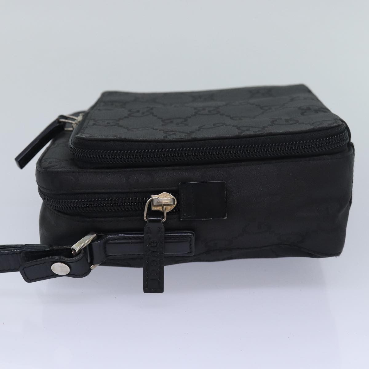 Gucci Vintage Clutch Canvas Black Canvas Clutche & Pouche Bag (Pre-Owned)