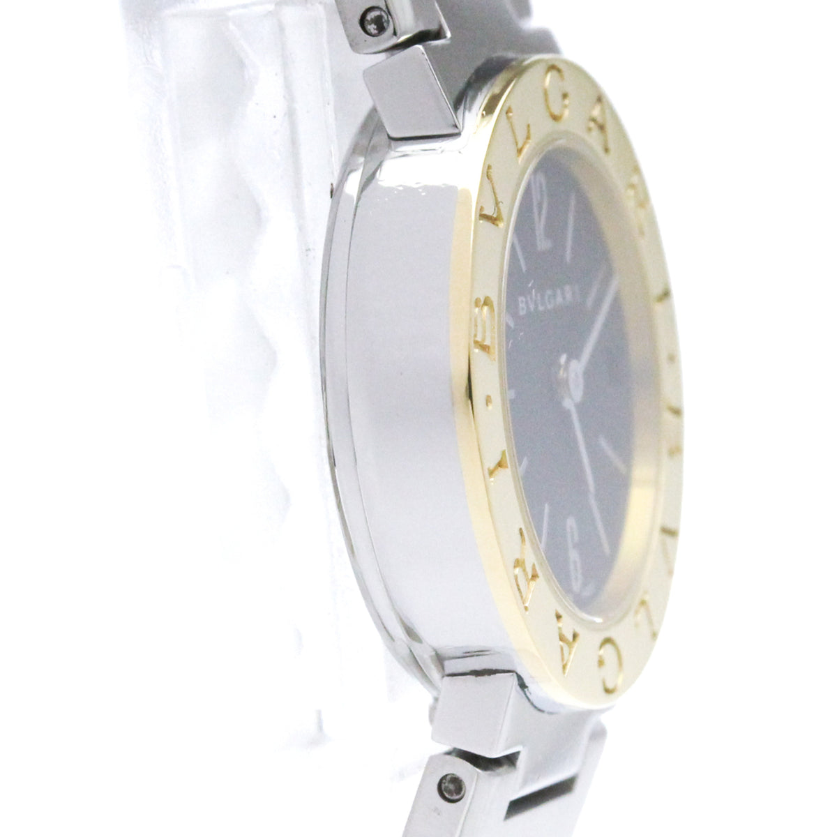 Bvlgari Bvlgari Quartz Stainless Steel And Yellow Gold Watch (Pre-Owned)