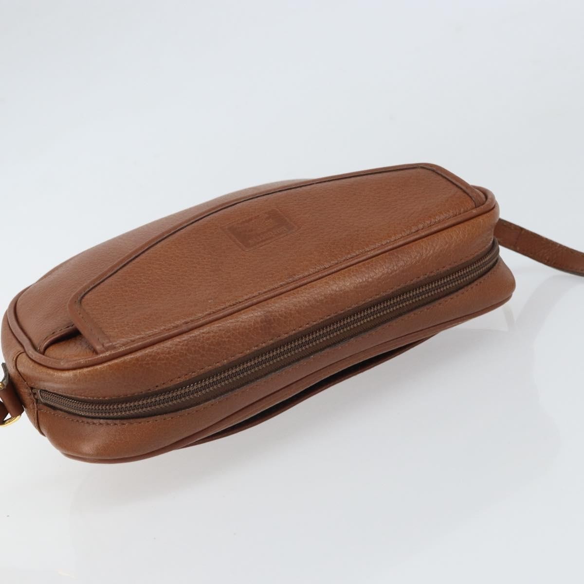 Burberry Vintage Leather Brown Leather Shoulder Bag Bag (Pre-Owned)
