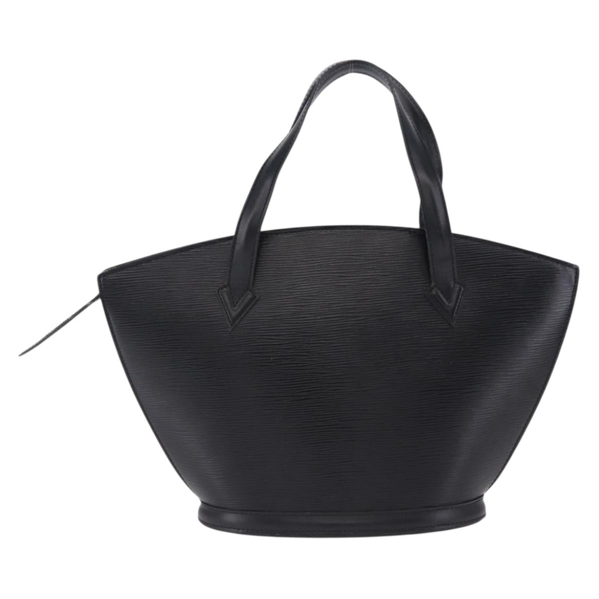 Louis Vuitton Saint Jacques Leather Black Leather Shoulder Bag Bag (Pre-Owned)