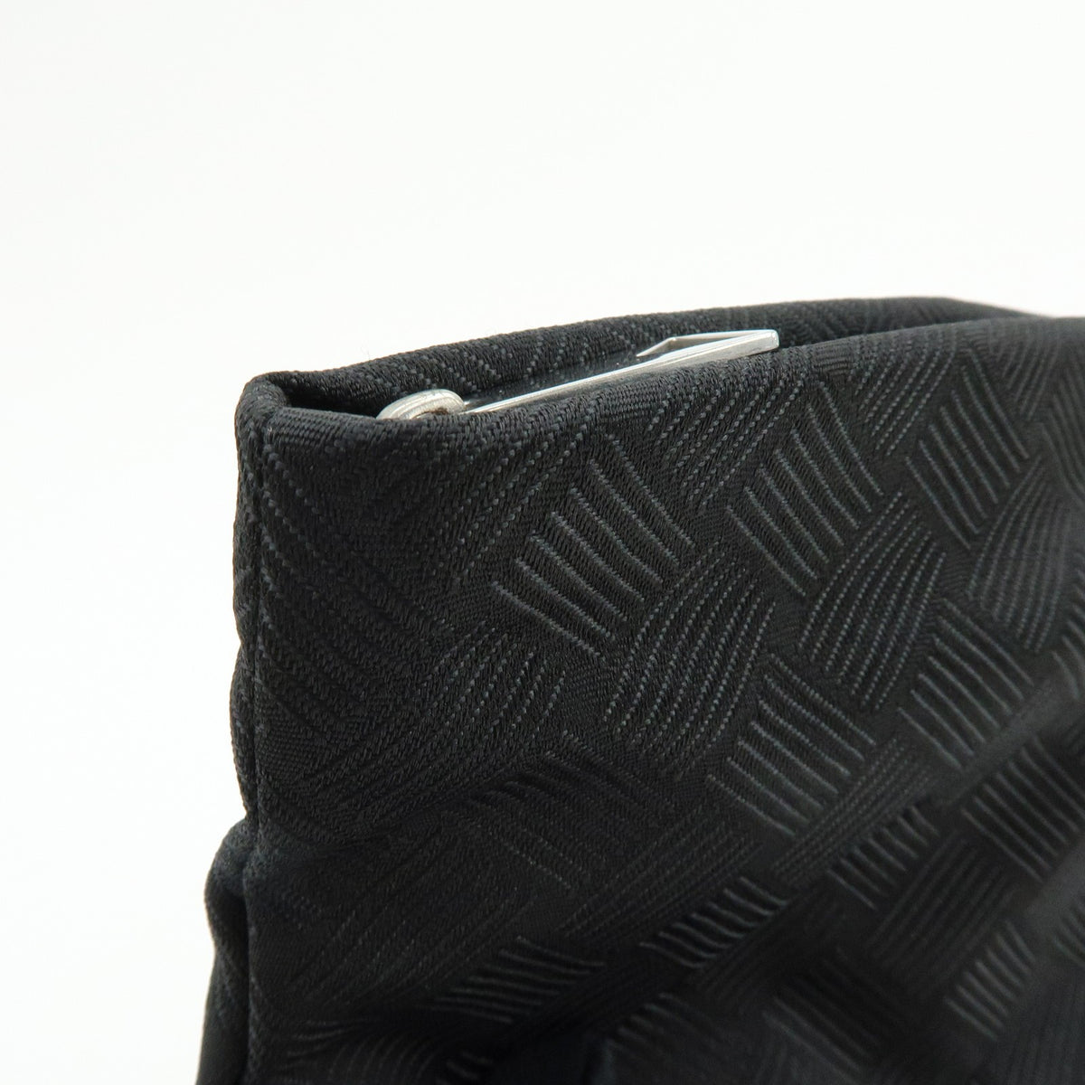Bottega Veneta Vintage Clutch Nylon Black Nylon Clutche & Pouche Bag (Pre-Owned)