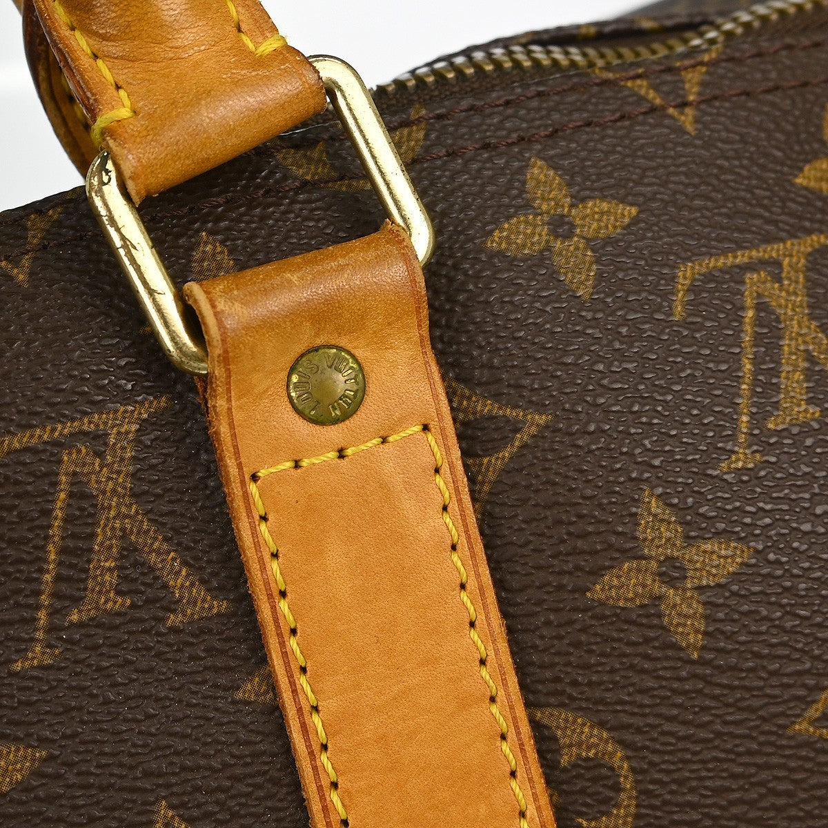 Louis Vuitton Keepall Monogram Canvas Brown Canvas Travel Bag Bag (Pre-Owned)