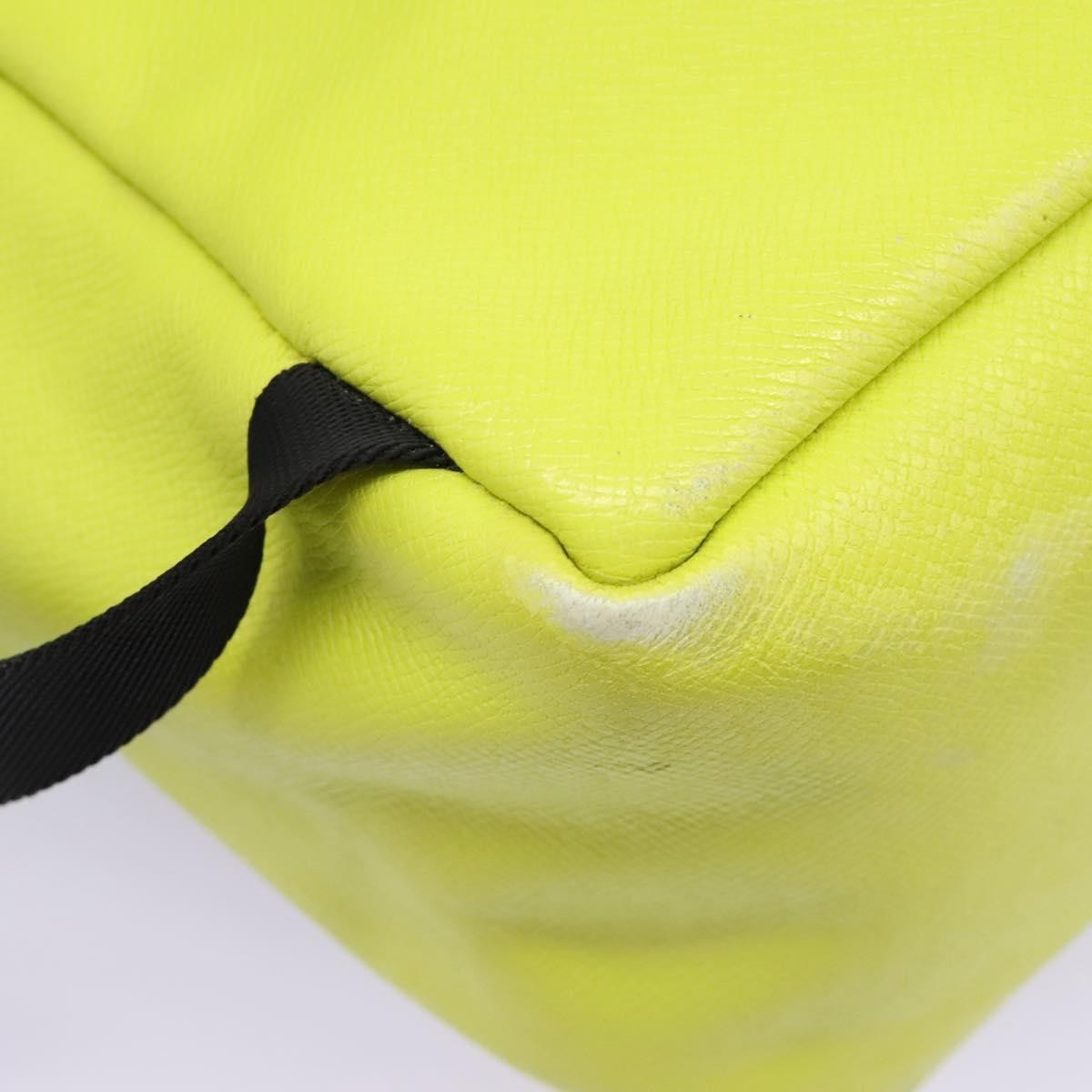 Louis Vuitton Discovery Monogram Taigarama Yellow Leather Backpack Bag (Pre-Owned)