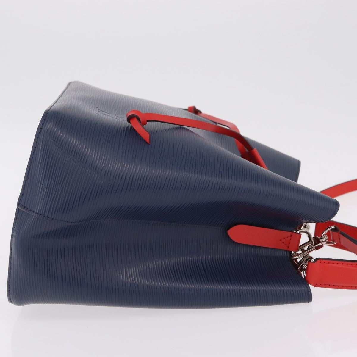 Louis Vuitton Neonoe Limited Edition Colored Damier Navy Leather Handbag (Pre-Owned)