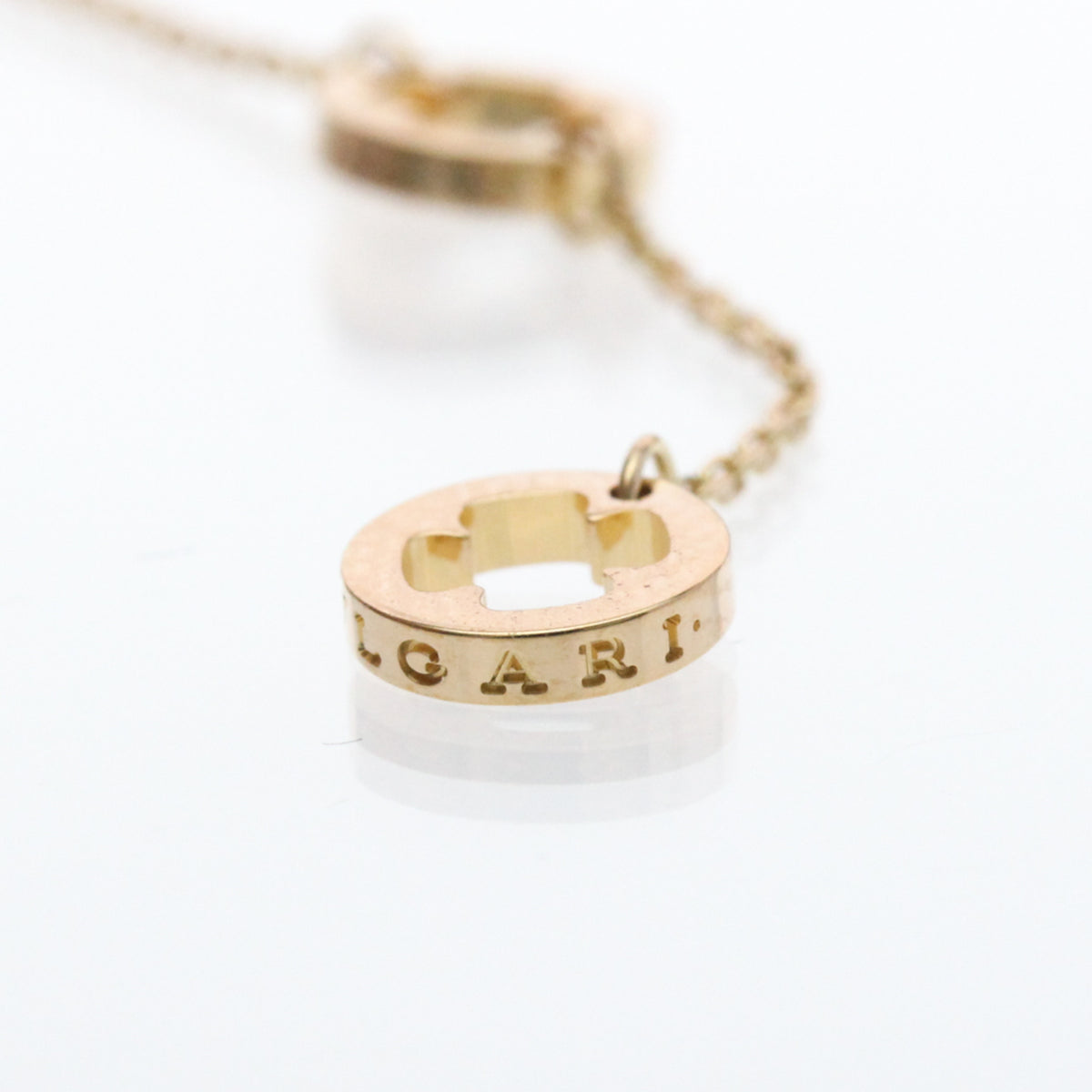 Bvlgari Fiorever Pendant 18K Rose Gold With Ruby And Diamonds Gold Pink_Gold Necklace Jewelry (Pre-Owned)