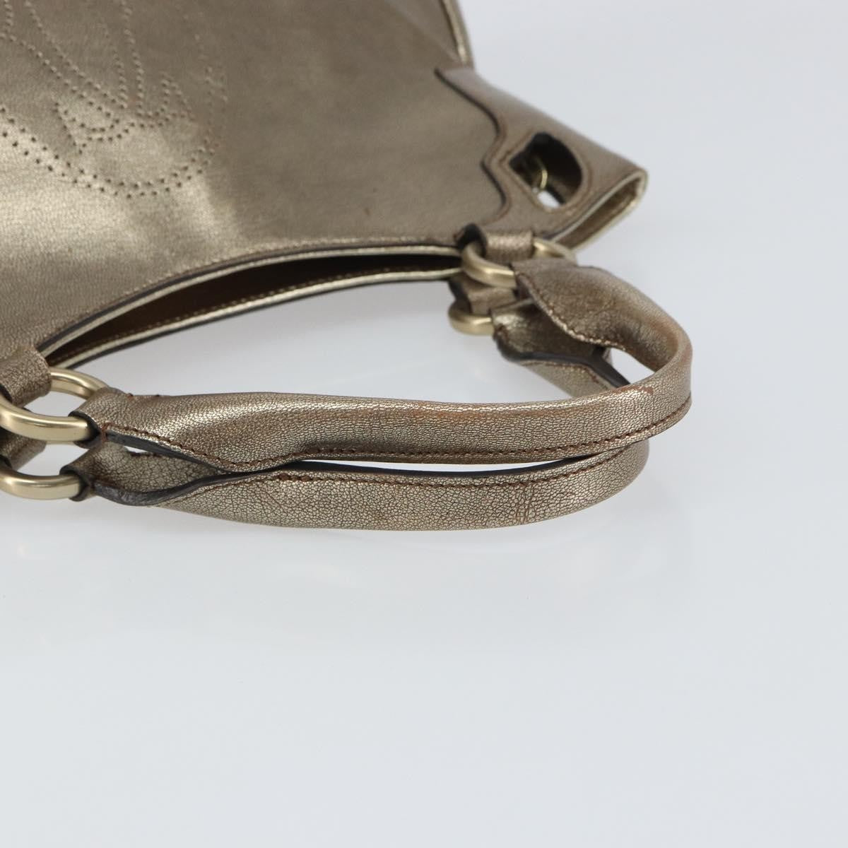 Cartier Marcello Leather Gold Leather Handbag (Pre-Owned)