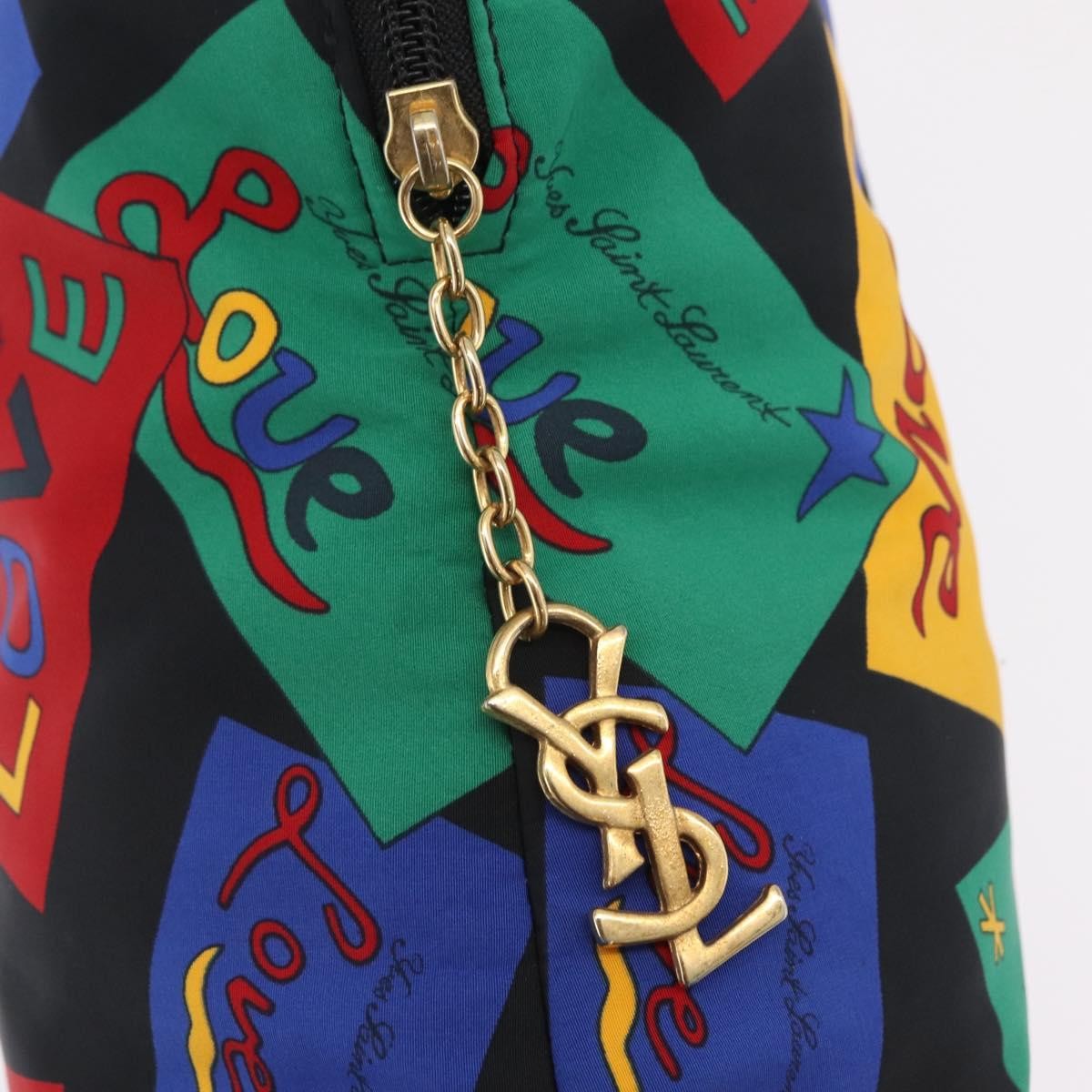 Saint Laurent Vintage Nylon Multicolour Nylon Handbag (Pre-Owned)