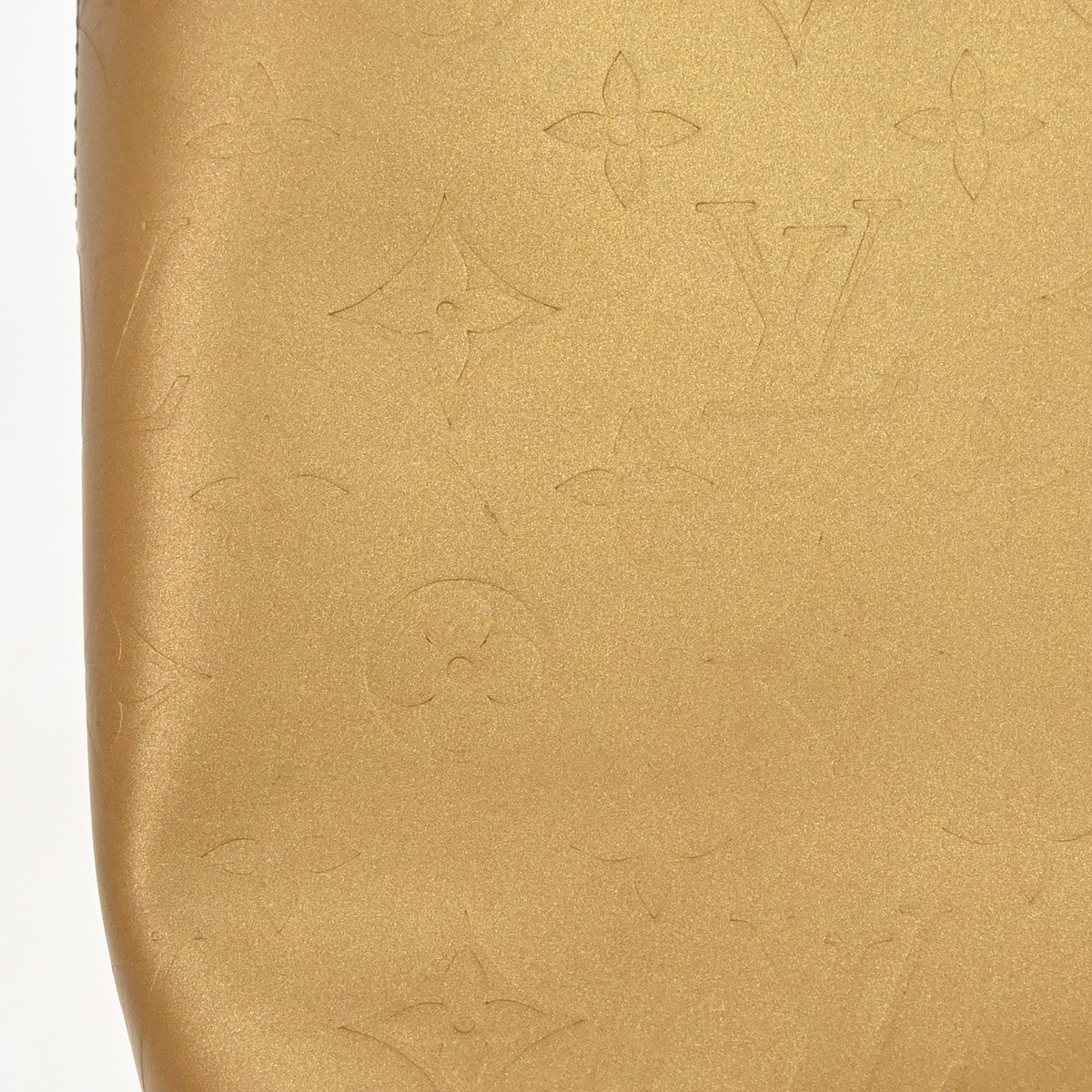 Louis Vuitton Mat Stockton Monogram Vernis Gold Patent_Leather Shoulder Bag Bag (Pre-Owned)
