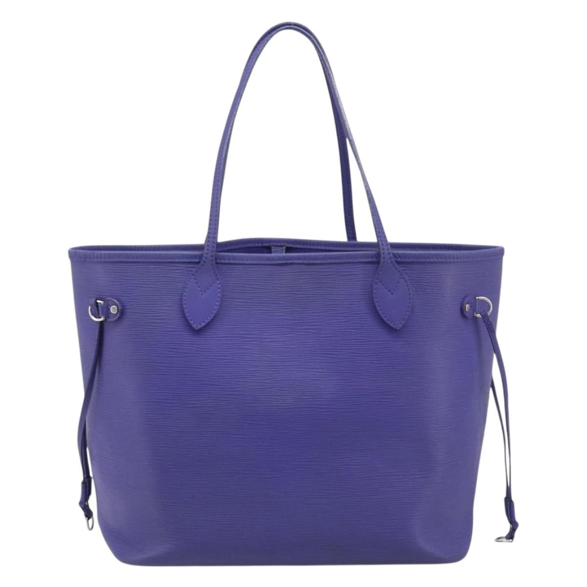 Louis Vuitton Neverfull Epi Leather Purple Leather Tote Bag Bag (Pre-Owned)