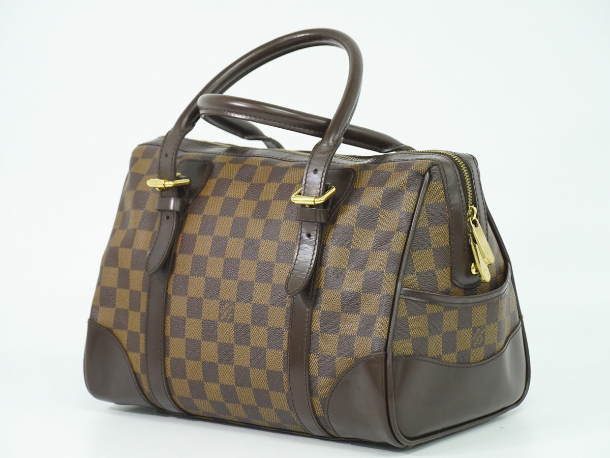 Louis Vuitton Berkeley Damier Brown Canvas Handbag (Pre-Owned)