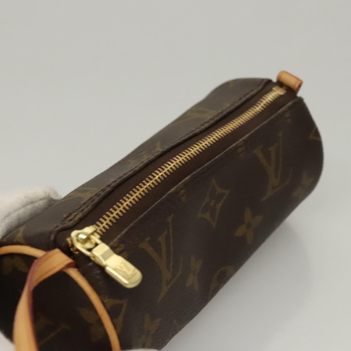 Louis Vuitton Papillon Pochette Monogram Canvas Brown Canvas Bag (Pre-Owned)