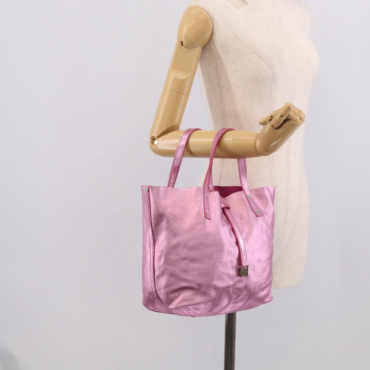 Tiffany & Co. Vintage Leather Pink Stainless_Steel Shoulder Bag Bag (Pre-Owned)