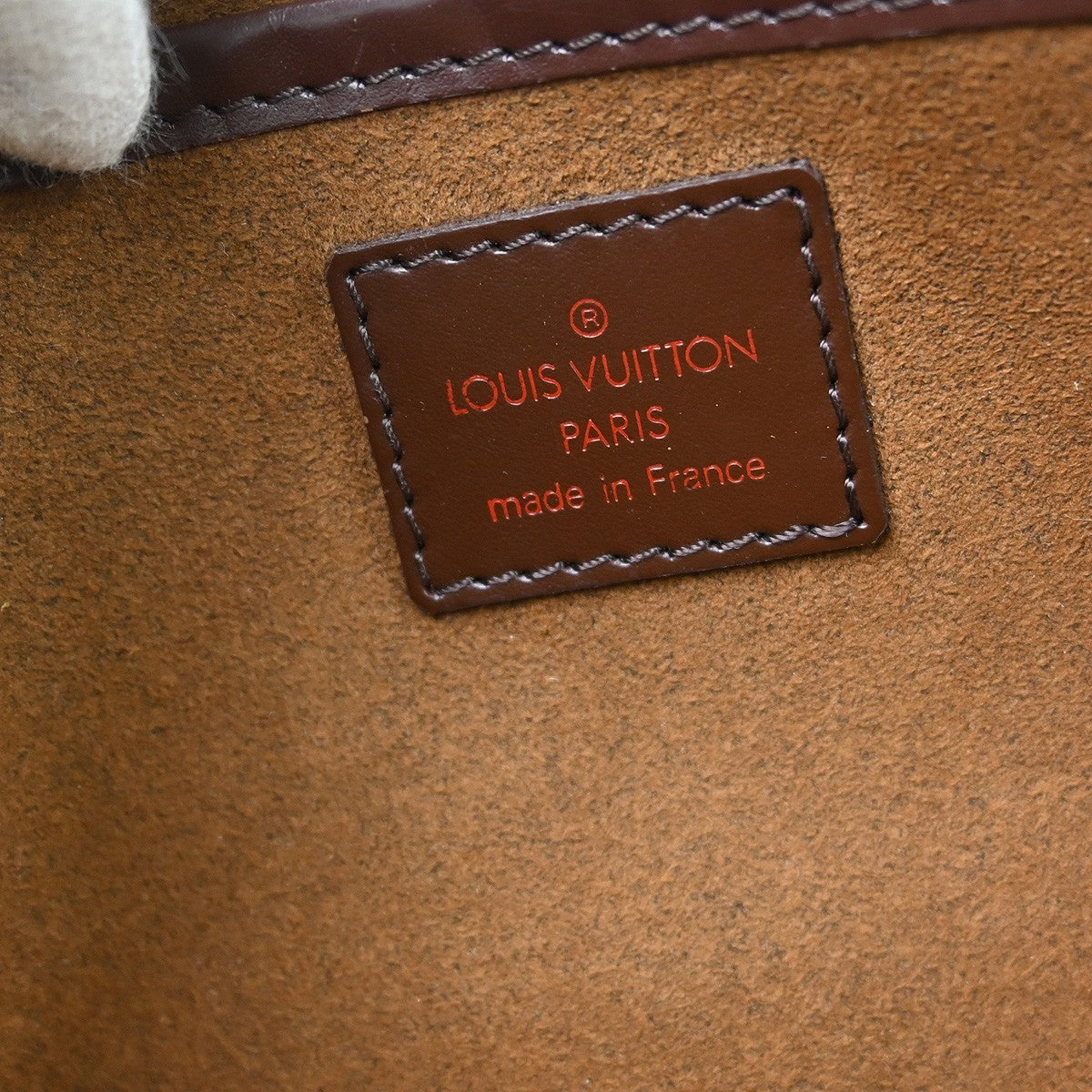 Louis Vuitton Pochette Saint Louis Damier Brown Canvas Clutche & Pouche Bag (Pre-Owned)