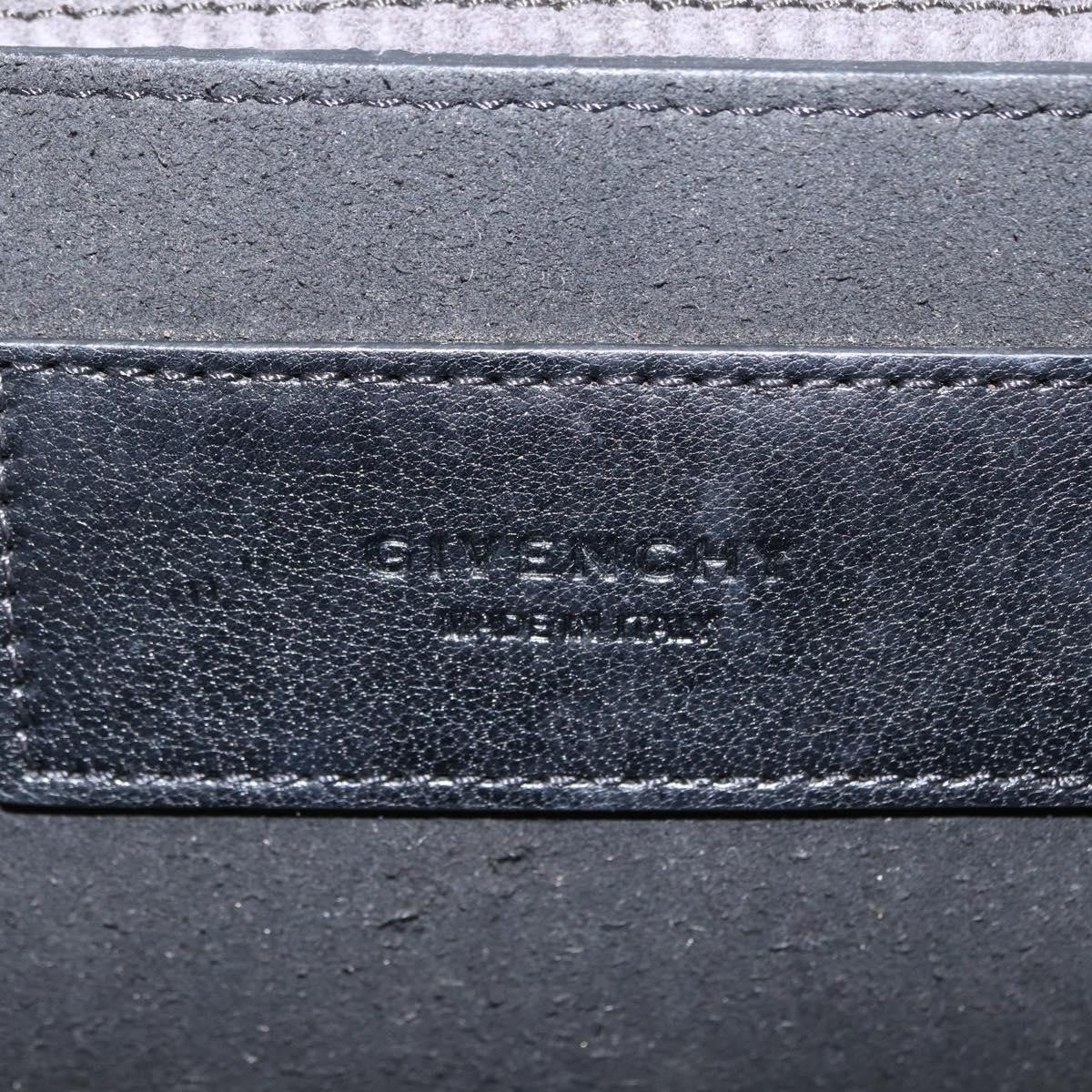 Givenchy Gv3 Flap Leather Black Leather Shoulder Bag Bag (Pre-Owned)