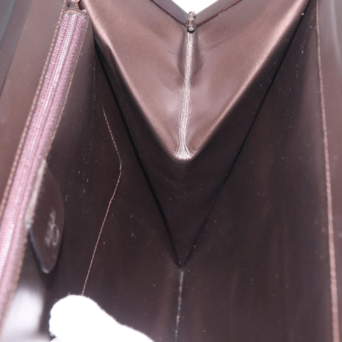Gucci Vintage Leather Brown Leather Shoulder Bag Bag (Pre-Owned)