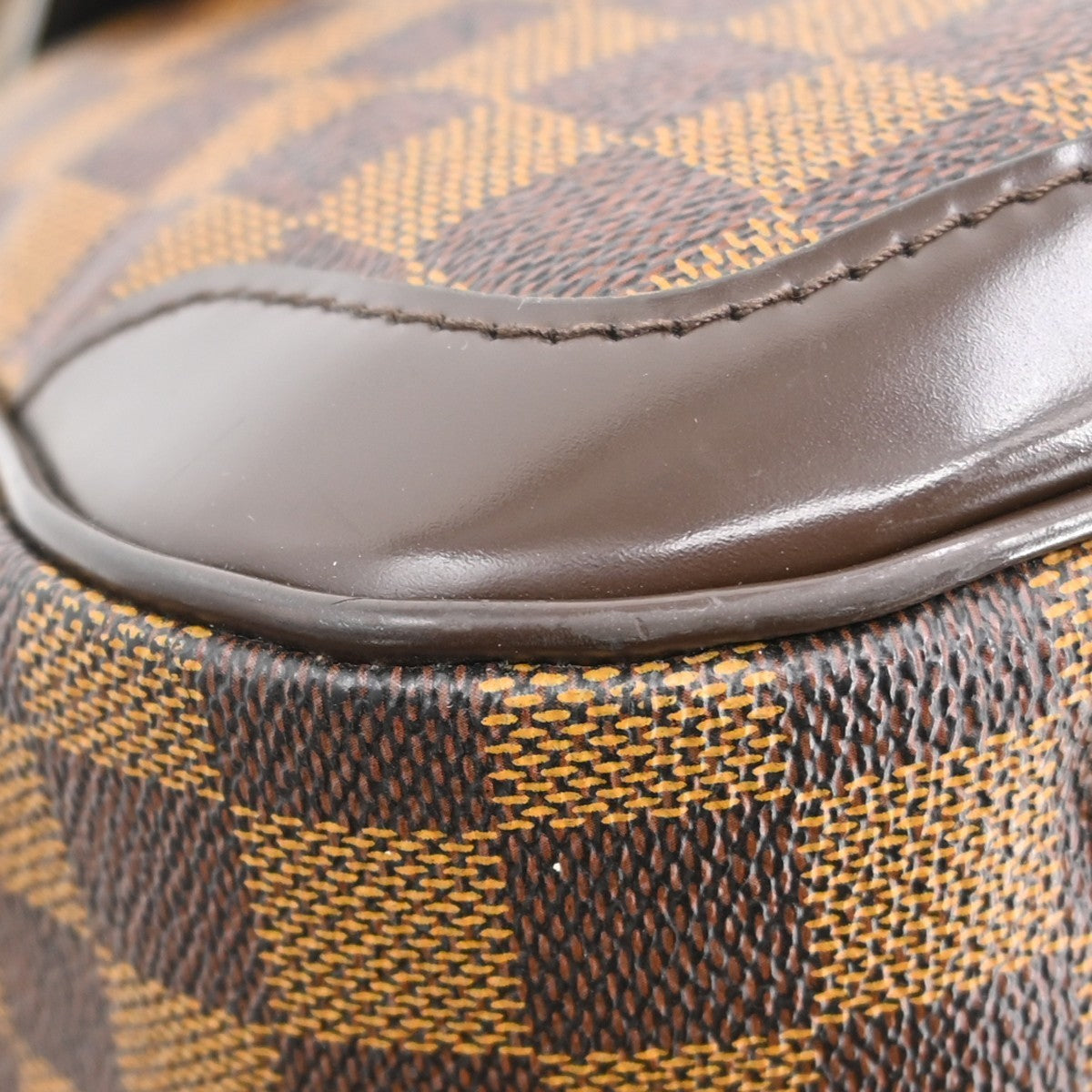 Louis Vuitton Verona Damier Ebene Brown Canvas Tote Bag Bag (Pre-Owned)