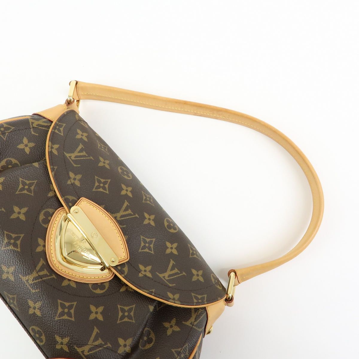 Louis Vuitton Beverly Monogram Canvas Brown Canvas Handbag (Pre-Owned)